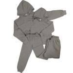 Long Sleeve French Terry Crew Neck Sweatsuit 2PCS Set Sweatshirts Hoodies