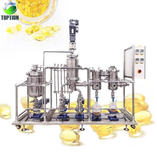 Buy cheap DHA EPA Purification Wiped Film Evaporator TOPTION Short Path Evaporator from wholesalers