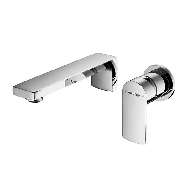 Buy cheap AG4202 Wall Basin Mixer , 200mm 120mm Wall Hung Bathroom Faucet from wholesalers