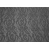 Buy cheap Custom Black Lace Bonded Leather Fabric High Elasticity For Boots Bags from wholesalers