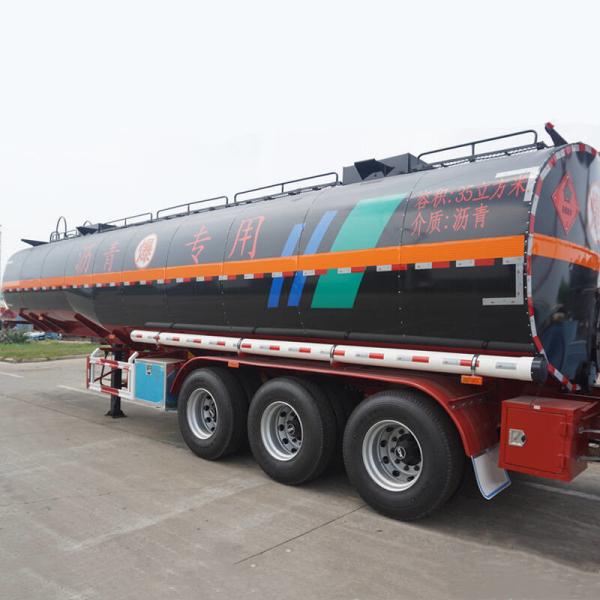 Buy cheap 3 Axles Storage 42000L Bitumen Asphalt Tanker Trailer from wholesalers