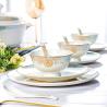 Buy cheap Medium Ceramic Dinnerware Set For Home Restaurant Use Classic Look from wholesalers