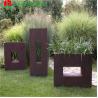 Buy cheap Custom Outdoor Garden Flower Pot Planters Large Metal from wholesalers