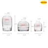 Buy cheap Polished Decorative Thick Crystal Glass Vases 11cm Diameter from wholesalers