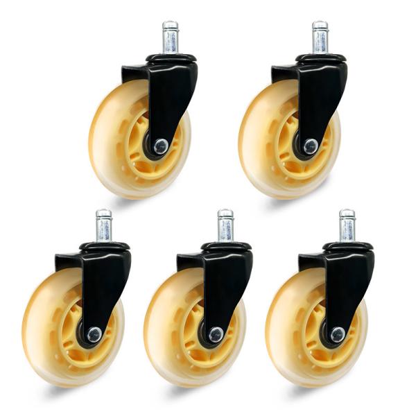 Buy cheap Smooth Colorful Furniture Caster Wheels With Grip Ring Stem Finish And 3-5 Inch Diameter from wholesalers