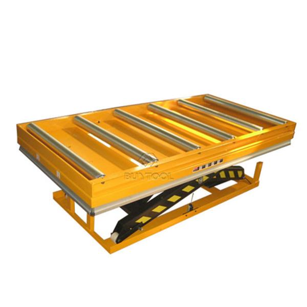 Electric Hydraulic Table Lift Cart Stationary Pallet Lifter Equipped With