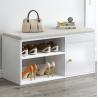 Buy cheap FSC Wooden Shoe Rack Furniture Organizer Cabinet With Door And Soft Cushion from wholesalers
