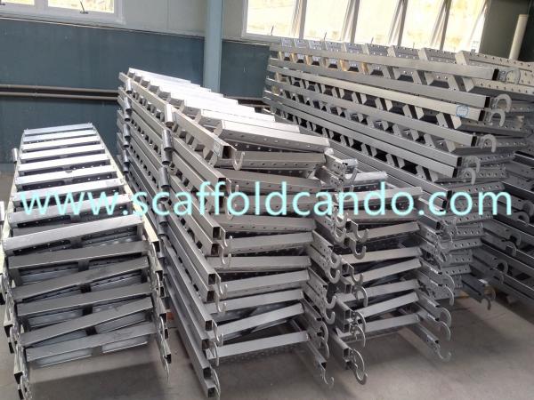 Quality High performance Scaffolding galvanized steel ladder 550*2370mm 8 steps 850*2691mm 9 steps ladder with low price for sale