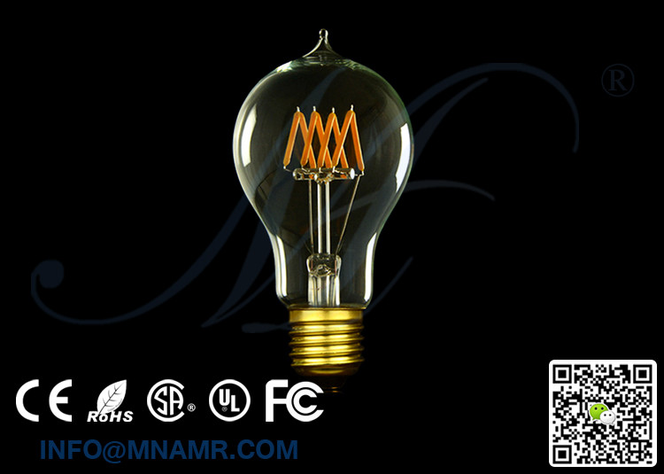 Vintage Antique Retro Style Light A19 LED Edison Bulb 4W 2700K 230VAC 25Watt Incandescent Replacement Bulbs