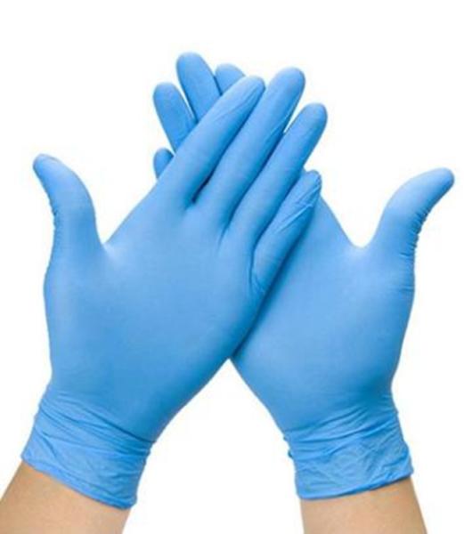 Buy cheap Medium Size Blue Full Fingered Disposable Exam Gloves from wholesalers