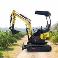 Buy cheap Agricultural Hydraulic Mini Excavator 20KW 2 Ton Mini Digger Equipment product