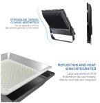 Weatherproof Flat LED Flood Light 10w 20w 30w 50watt 80w 100w 150w 200w