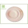 Buy cheap Durable Disposable Platter Plates , Strong Wooden Dessert Plates For Kids Adult from wholesalers