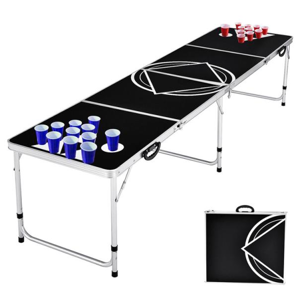 Outdoor Garden Bar Bistro Cafe Patio Party Portable Collapsible Metal Beer Pong