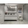 Buy cheap Stylish Modern Minimalist Wall-Mounted Vanity Cabinet Durable Stainless Steel Moisture Resistance from wholesalers