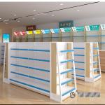 Heavy Duty Gondola Store Shelving , wood supermarket gondola shelves Multi