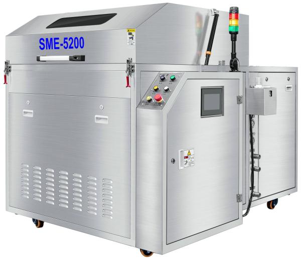 Stainless Steel Pallet Flux Wash Machine For SMT And Semi Conductor Packaging