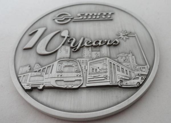 Metal Souvenir Coin / Personalized Coins Antique Silver, Copper, Silver, Anti -