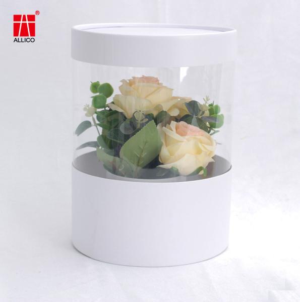 Buy cheap 128-210Gsm C2S Paperboard Flower Bouquet Gift Box With PVC Window from wholesalers