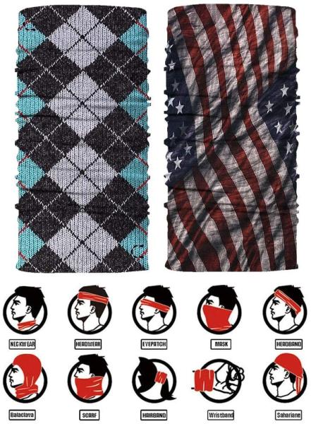 Buy cheap Silk Print 90cm Dye Sublimation Bandana Type Headwear from wholesalers