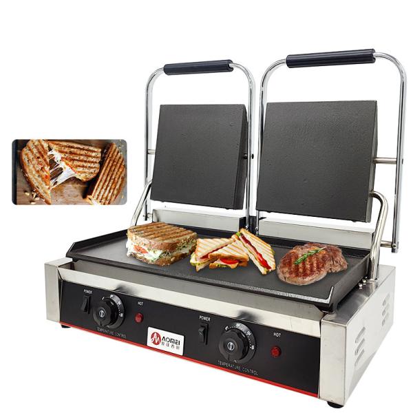 Buy cheap Durable Electric Contact Grill for Sandwich Making on Table Top Stainless Steel Grills from wholesalers