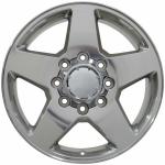 20x8.5 Chevrolet Silverado Replica Wheels Polished 8 Lug Chevy Replica Wheels