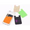 Buy cheap Adhesive FDA 3M Silicone Card Holder For Phone Custom from wholesalers