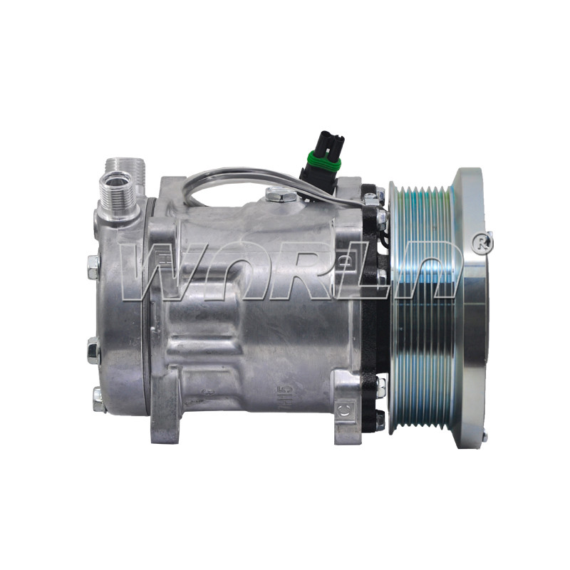 7H15 Truck Air Conditioner Compressor SD7H154738 509542 For NewHolland 12V WXTK056