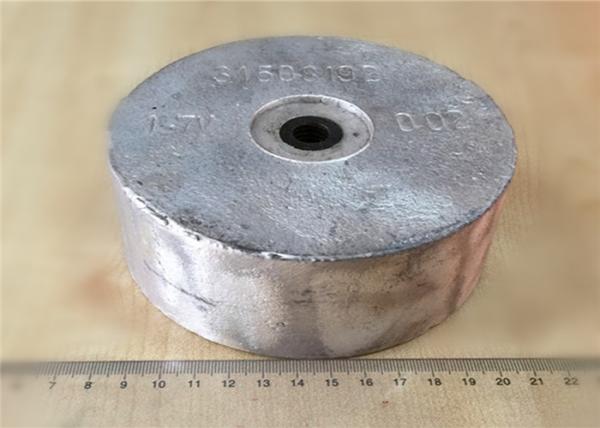Buy cheap 44W 2R5 Magnesium Condenser Anodes / Maganesium Sacrificial Anode For Cathodic Protection Anti Corrosion System from wholesalers