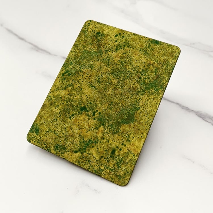 30mm Width Decorative Stainless Steel Sheet Antique Verdigris Finish Copper Patina Of Modern Decoration Project