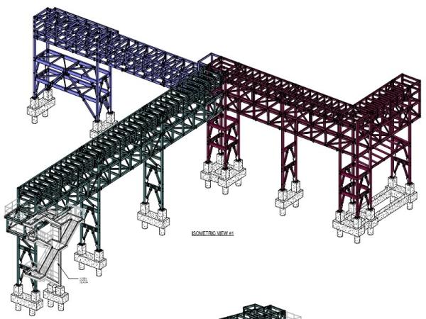 Buy cheap Modular Steel Pipe Rack System Fire Resistant ASTM A572 from wholesalers