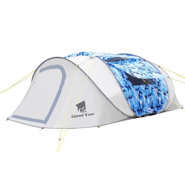 Buy cheap Camouflage 6 Person L360cm Pop Up Camping Tent from wholesalers