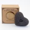 Buy cheap BSCI Scallop Shape Bamboo Charcoal Face Sponge Konjac For Sensitive Skin from wholesalers