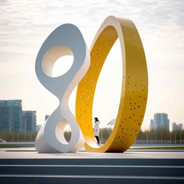 Buy cheap Modern Colorful Large Decoration Stainless Steel Statue Sculpture from wholesalers