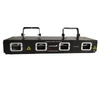 Buy cheap Professional DJ Disco Laser Lights , Multicolor RGB Laser Stage Light 4 Lens product