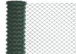 Zinc Aluminum Alloy Diamond Chain Link Fence Roll 50x50mm 4ft