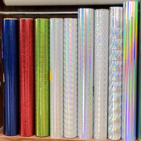 Buy cheap Transparent Self Adhesive Holographic Film Roll Soft Hardness For Laser Printer from wholesalers