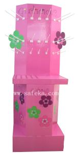 Buy cheap Free Standing Rotatable Cardboard Display,Hook Display for accessories from wholesalers