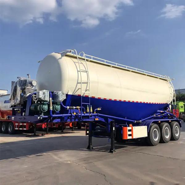 Buy cheap 40ton 50ton Dry Bulk Cement Tanker Trailer V Shape Carrier Tanker Semi Trailer from wholesalers