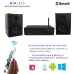 4 Channel Home Audio Amplifier Wireless Class D Integrated Stereo Amplifier