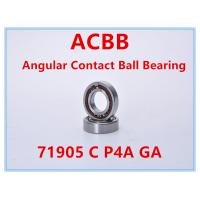 Buy cheap 71905 C P4A GA Angle Contact Ball Bearing 32000RPM-36000RPM product
