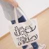 Buy cheap Printed Cartoon Womens Canvas Tote Bags , Portable Big Shoulder Bags from wholesalers
