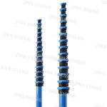 Buy cheap 65ft 074 Panel Snap Blue Telescopic Carbon Fiber Pole for Industrial Vacuuming,Tree Pruning from wholesalers