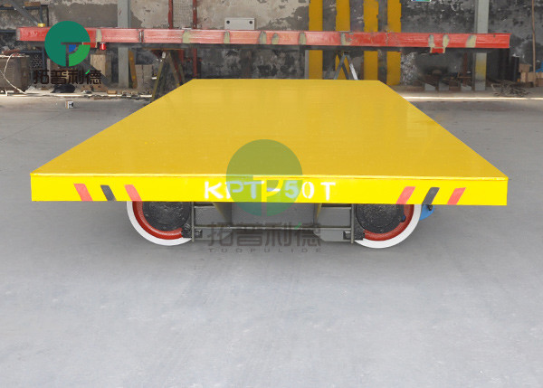 Precast Concrete Industry Plant Motorized Handling Load Arc Rail Transport Wagon