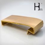 Expert Shining Golden Windows And Doors Copper Alloy Profiles Brass Extrusion