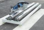 3m Length Semi-automatic Roll Cutting Machine For Flex Banner , sticker Roll