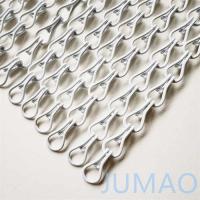 Buy cheap Architectural Metal Chain Link Screen Curtain Walls For Door White product