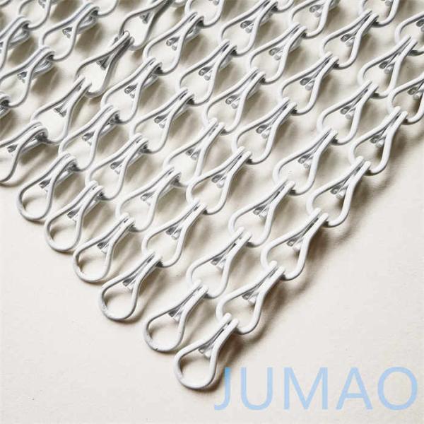 Buy cheap Architectural Metal Chain Link Screen Curtain Walls For Door White from wholesalers