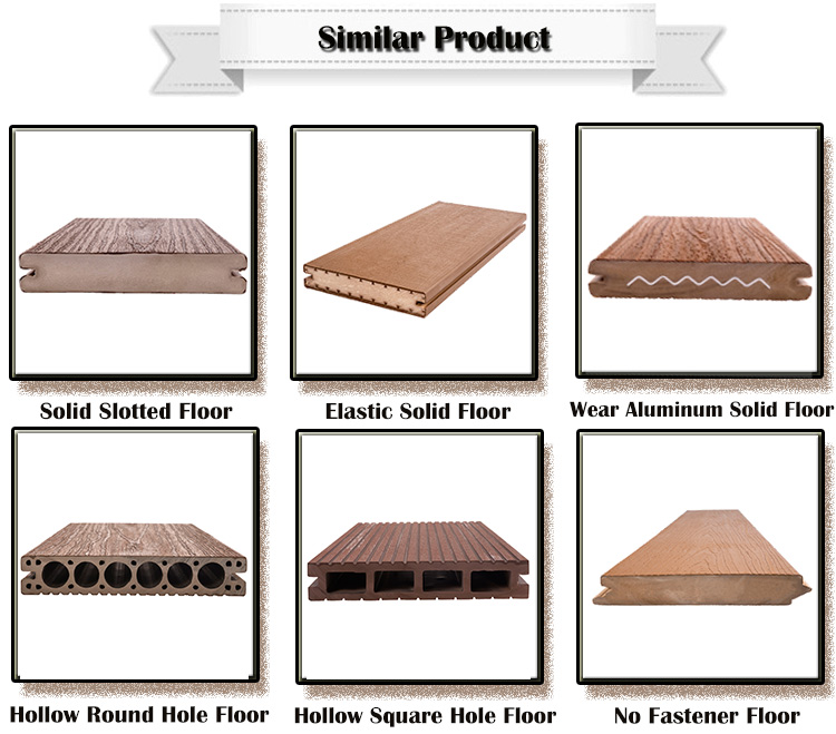 Outdoor Corridor PVC Floor Tiles with Optional Wood Grains and Anti-Slip Feature