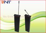 Matte Black Aluminum LCD Motorized Lift , Conference Audio System Microphone